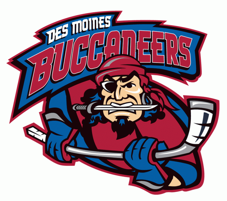des moines buccaneers 2005-2011 primary logo iron on heat transfer